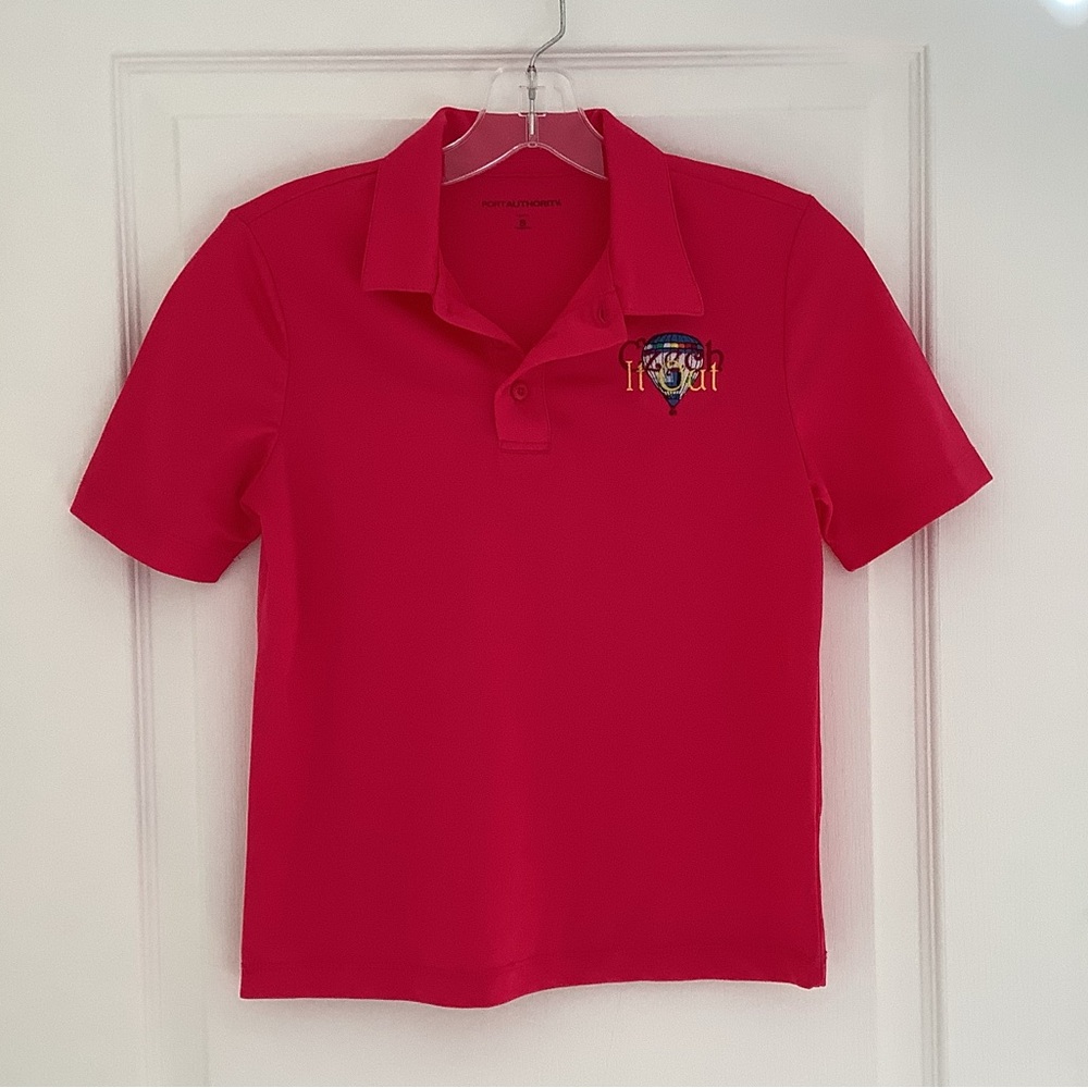 Czech It Out Women’s Small Pink Polo Tee